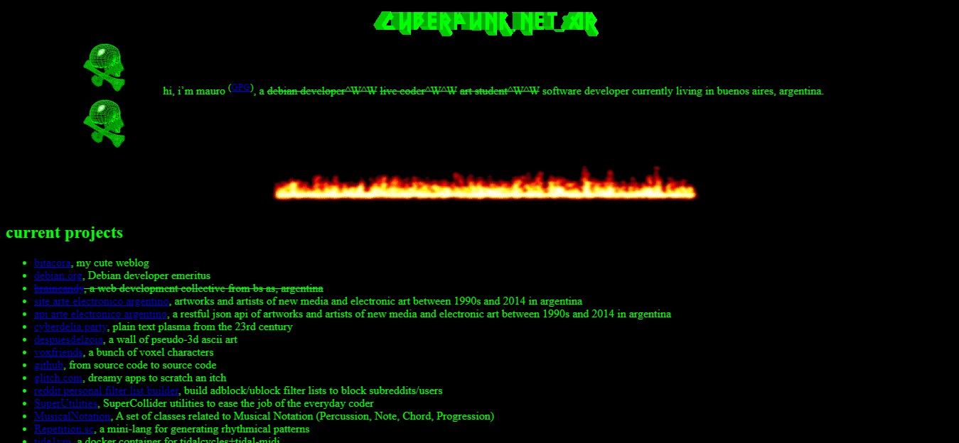 Screenshot von cyberpunk.net.ar